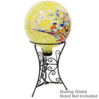 Sunnydaze 10" Glass Outdoor Gazing Ball Globe