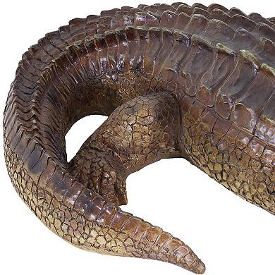 Sunnydaze Addison The Adventurous Alligator Indoor/outdoor Statue - 23.5 In