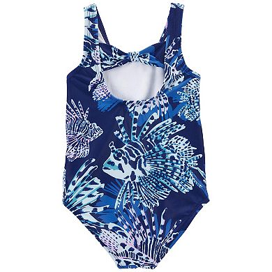 Baby & Toddler Girl Carter's Fish 1-Piece Swimsuit