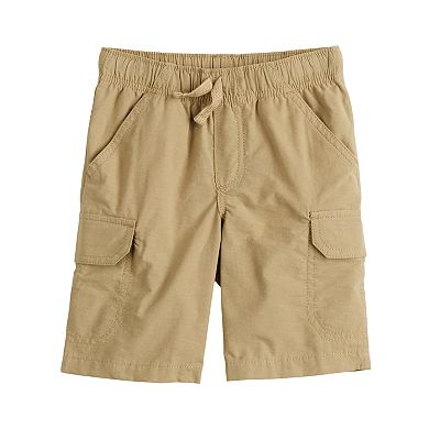 Boys 4-12 Jumping Beans® Flat Front Poplin Cargo Shorts