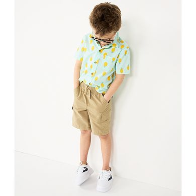 Boys 4-12 Jumping Beans® Flat Front Poplin Cargo Shorts