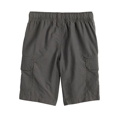 Boys 4-12 Jumping Beans® Flat Front Poplin Cargo Shorts