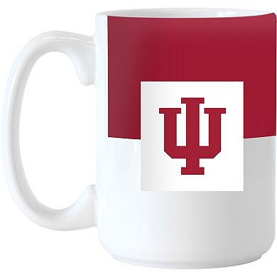 Indiana Hoosiers 15oz. Colorblock Mug
