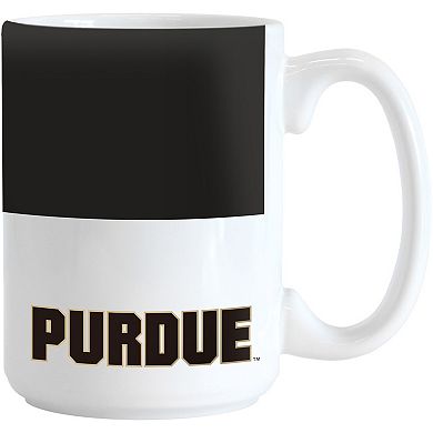 Purdue Boilermakers 15oz. Colorblock Mug