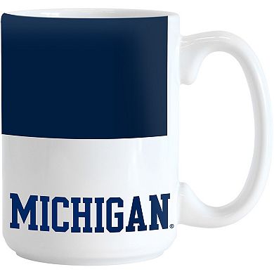 Michigan Wolverines 15oz. Colorblock Mug