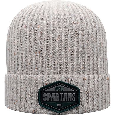 Men's Top of the World Gray Michigan State Spartans Alp Cuffed Knit Hat