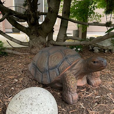 Sunnydaze Tanya the Tortoise Indoor/Outdoor Statue - 20 in