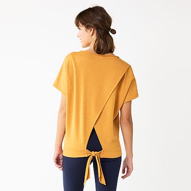 Women's Sonoma Goods For Life® Solid Back-Tie Top
