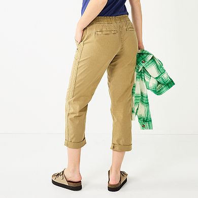 Women's Sonoma Goods For Life® Paperbag Waist Capri Pants