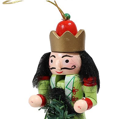 Sunnydaze 5-Piece Nutcracker Christmas Hanging Ornament Set