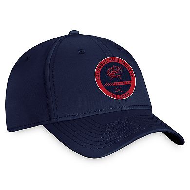 Men's Fanatics Branded Navy Columbus Blue Jackets Authentic Pro Training Camp Flex Hat