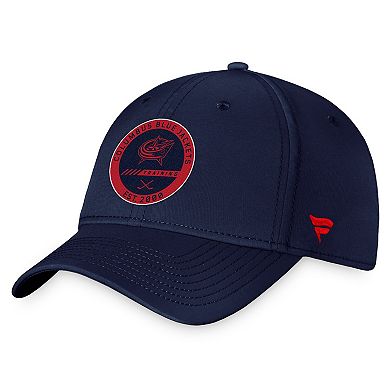 Men's Fanatics Branded Navy Columbus Blue Jackets Authentic Pro Training Camp Flex Hat