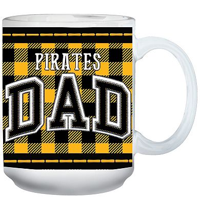 Pittsburgh Pirates 15oz. Buffalo Plaid Father's Day Mug
