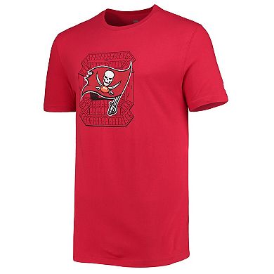 Men's New Era Red Tampa Bay Buccaneers Stadium T-Shirt