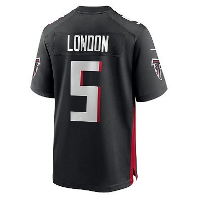 Men's Nike Drake London Black Atlanta Falcons Player Game Jersey