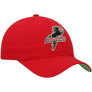 Men's Mitchell & Ness Red Dallas Burn Adjustable Hat