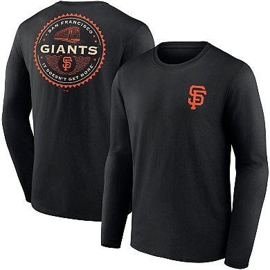 Men's Fanatics Branded Black San Francisco Giants It Doesn't Get More Hometown Collection Long Sleeve T-Shirt