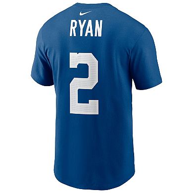 Men's Nike Matt Ryan Royal Indianapolis Colts Player Name & Number T-Shirt