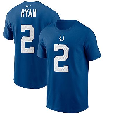 Men's Nike Matt Ryan Royal Indianapolis Colts Player Name & Number T-Shirt