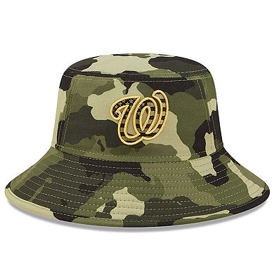 Men's New Era Camo Washington Nationals 2022 Armed Forces Day Bucket Hat