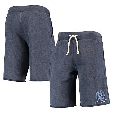 Men's Heathered Navy Alternative Apparel Air Force Falcons Victory Lounge Shorts