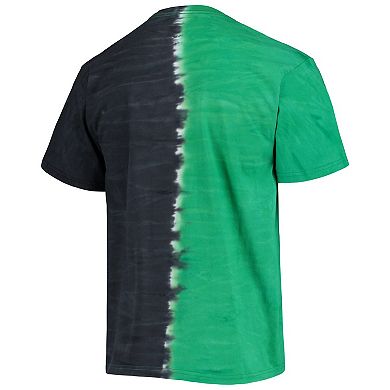 Men's Mitchell & Ness Green LA Galaxy Vertical Tie-Dye Top