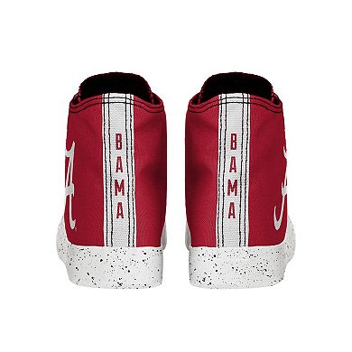 Men's FOCO Alabama Crimson Tide Paint Splatter High Top Sneakers