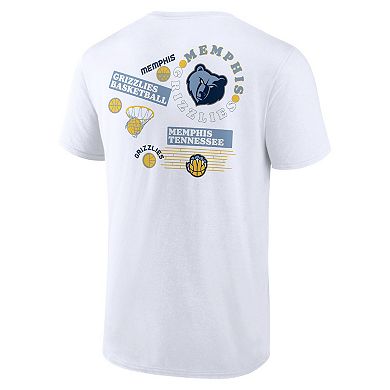 Men's Fanatics Branded White Memphis Grizzlies Street Collective T-Shirt