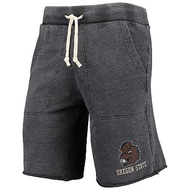 Men's Heathered Black Alternative Apparel Oregon State Beavers Victory Lounge Shorts