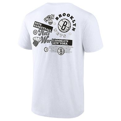 Men's Fanatics Branded White Brooklyn Nets Street Collective T-Shirt