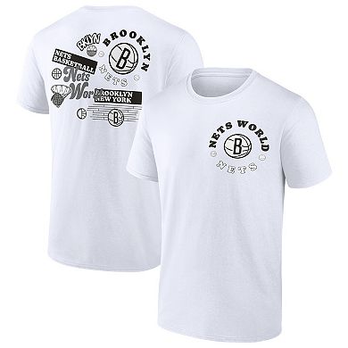 Men's Fanatics Branded White Brooklyn Nets Street Collective T-Shirt
