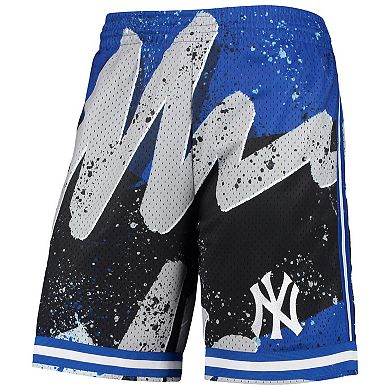 Men's Mitchell & Ness Black New York Yankees Hyper Hoops Shorts
