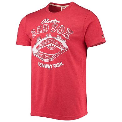 Men's Homage Red Boston Red Sox Fenway Park Tri-Blend T-Shirt