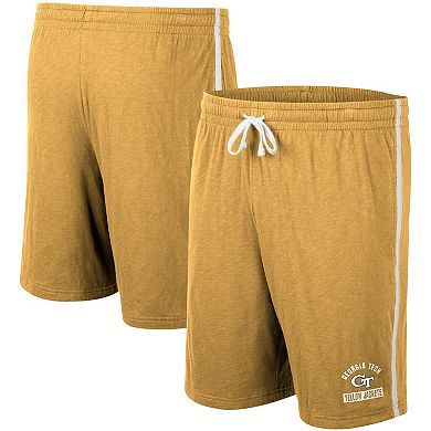 Men's Colosseum Gold Georgia Tech Yellow Jackets Thunder Slub Shorts
