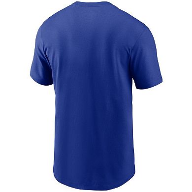 Men's Nike Royal Buffalo Bills Team Wordmark T-Shirt