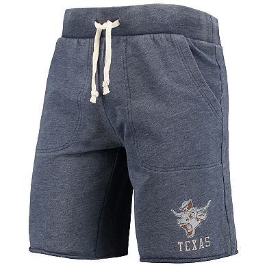 Men's Heathered Navy Alternative Apparel Texas Longhorns Victory Lounge Shorts