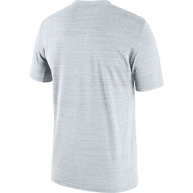 Men's Nike White Duke Blue Devils Velocity Legend Dri-Fit Performance T-Shirt