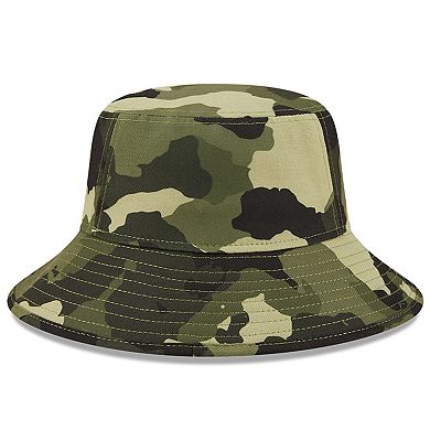 Men's New Era Camo Miami Marlins 2022 Armed Forces Day Bucket Hat