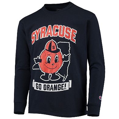 Youth Champion Navy Syracuse Orange Strong Mascot Team T-Shirt