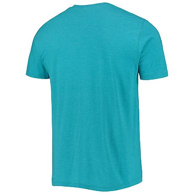 Men's Homage LaMelo Ball Heathered Teal Charlotte Hornets Caricature Tri-Blend T-Shirt