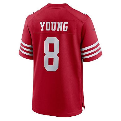 Men's Nike Steve Young Scarlet San Francisco 49ers Retired Player Game Jersey