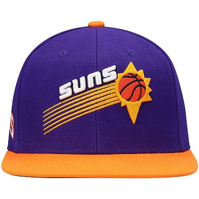 Men's Mitchell & Ness Purple/Orange Phoenix Suns Hardwood Classics Snapback Hat