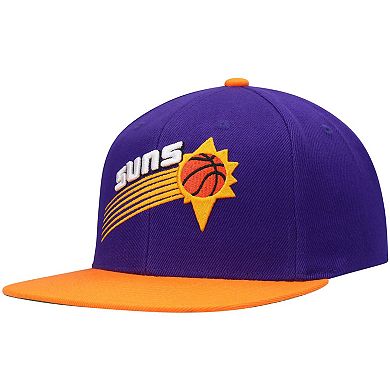 Men's Mitchell & Ness Purple/Orange Phoenix Suns Hardwood Classics Snapback Hat