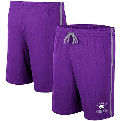 Men's Colosseum Purple Kansas State Wildcats Thunder Slub Shorts