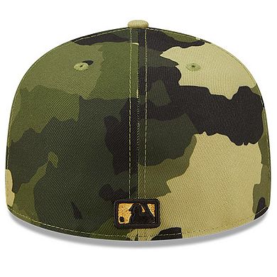 Men's New Era Camo Washington Nationals 2022 Armed Forces Day On-Field 59FIFTY Fitted Hat