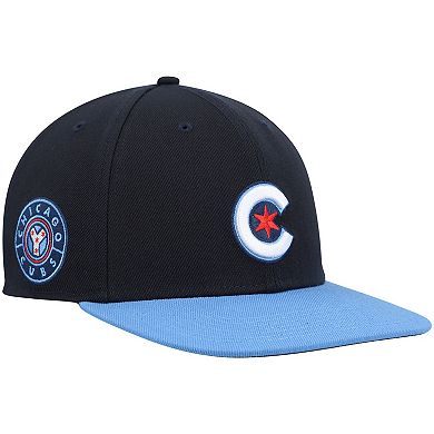 Men's '47 Navy Chicago Cubs 2021 City Connect Captain Snapback Hat