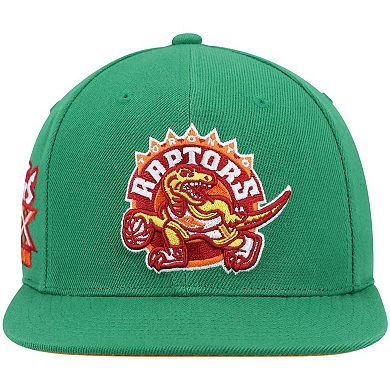 Men's Mitchell & Ness Green Toronto Raptors 20th Season Hardwood Classics Like Mike Snapback Hat