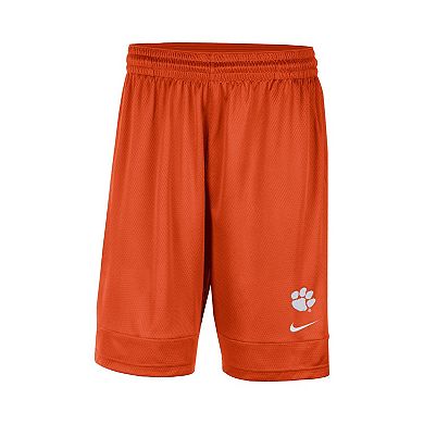 Men's Nike Orange Clemson Tigers Fast Break Team Performance Shorts
