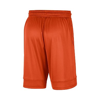 Men's Nike Orange Clemson Tigers Fast Break Team Performance Shorts