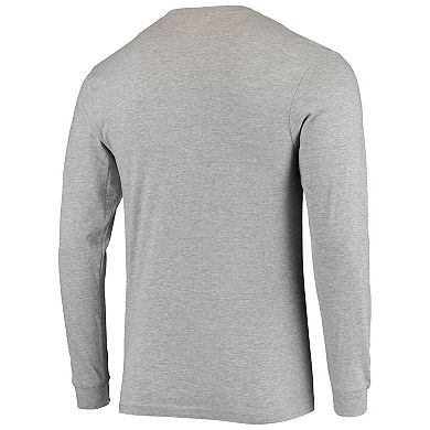 Men's Starter Heathered Gray Cleveland Browns Halftime Long Sleeve T-Shirt